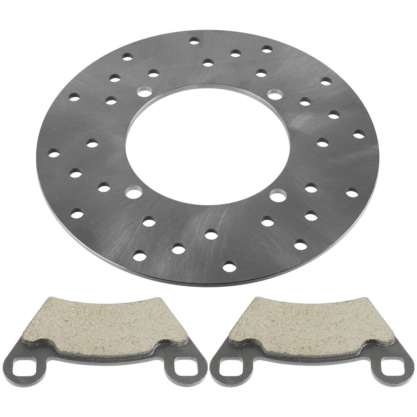 Rear Brake Disc Rotor w/ Pads for Polaris Ranger 500 2X4 4X4 2006 2007 2008-2019