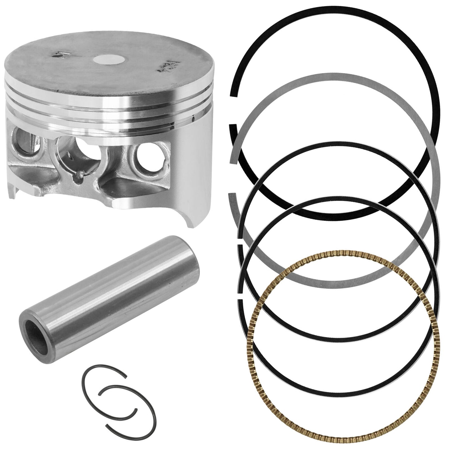 Caltric Engine Piston & Ring Kit for Honda TRX250X 1987-1988 1991-1992