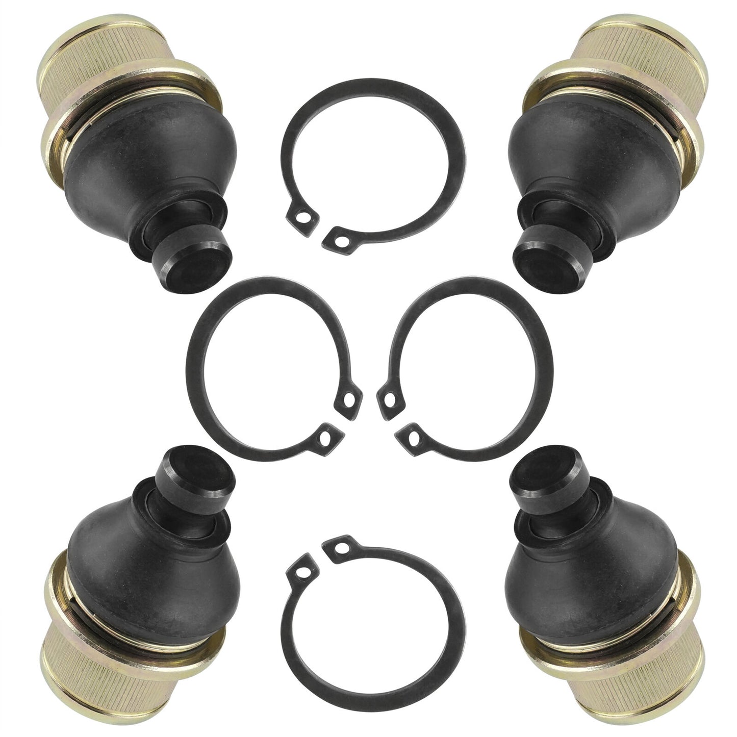 4 Ball Joints Upper Lower Set for Arctic Cat 454 Bearcat 454 2X4 4X4 1996-1998