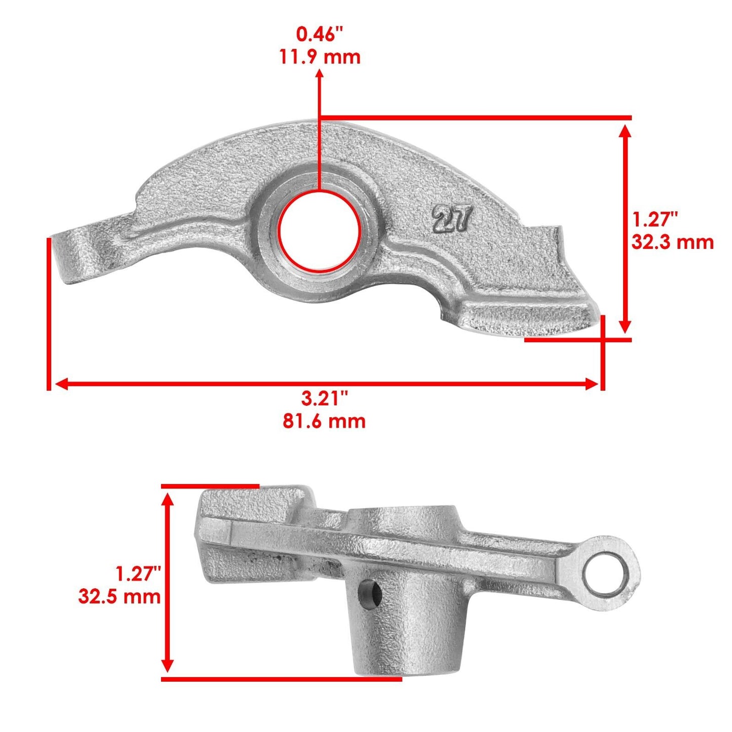 Valve Rocker Arm for Yamaha Kodiak 400 YFM400 4X4 2X4 1993 1994 1995 1996-2006