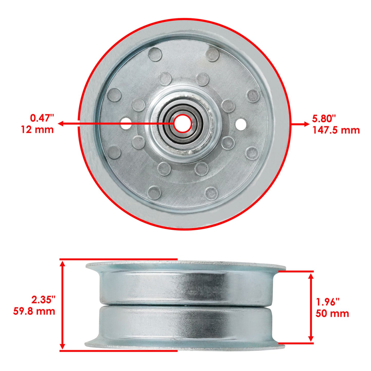 033-5000-00 033-5001-00 Deck Idler Pulley For Bad Boy ZT CZT Elite MZ Magnum