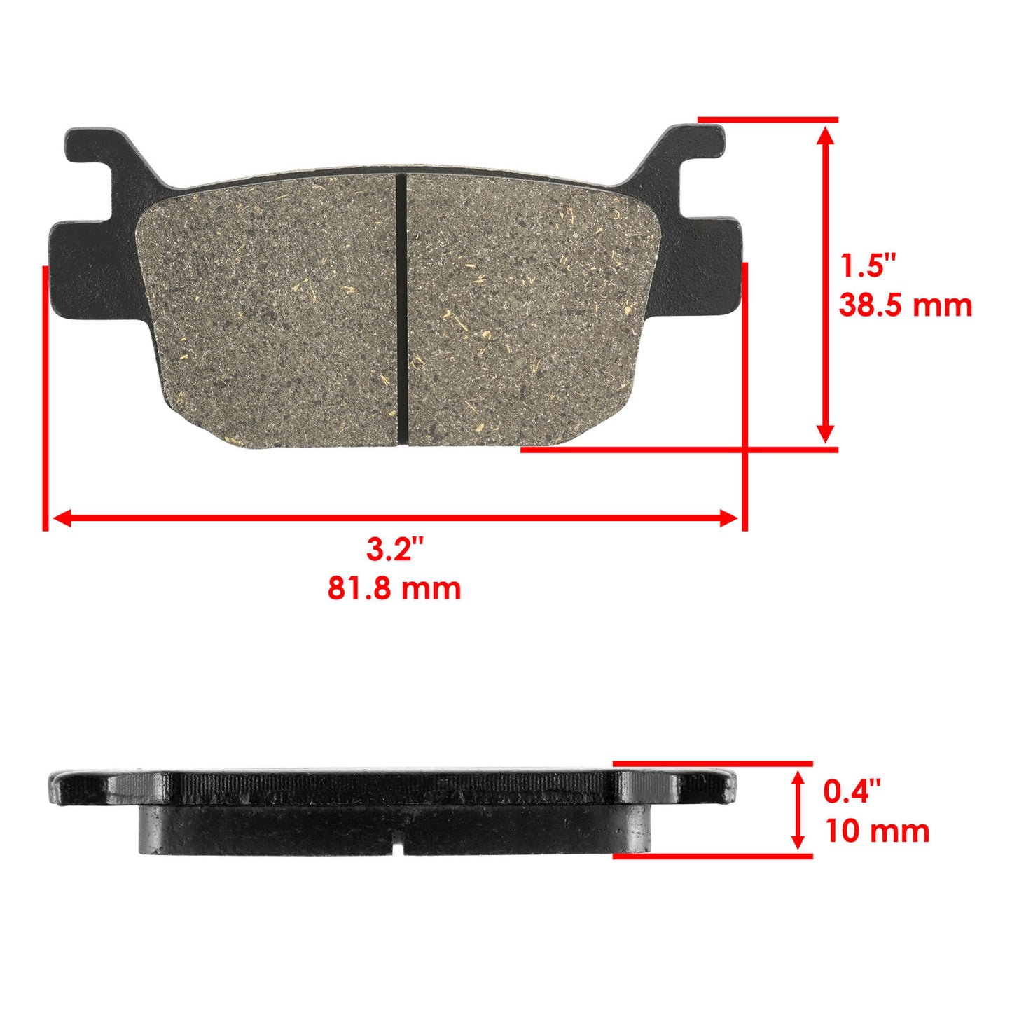 for Honda TRX500 Fe Fpe Foreman 4X4 2005-2011 Front & Rear Brake Pads Shoes