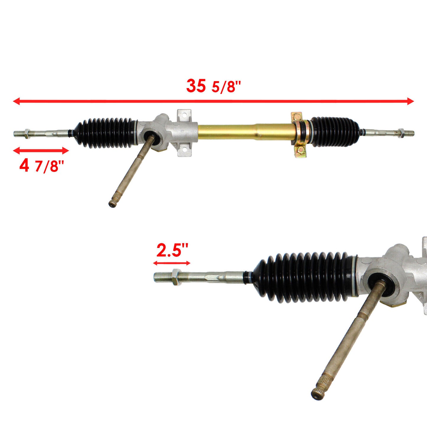 Steering Rack And Pinion W/Tie Rod Ends for John Deere Gator TH 4X6 2X4