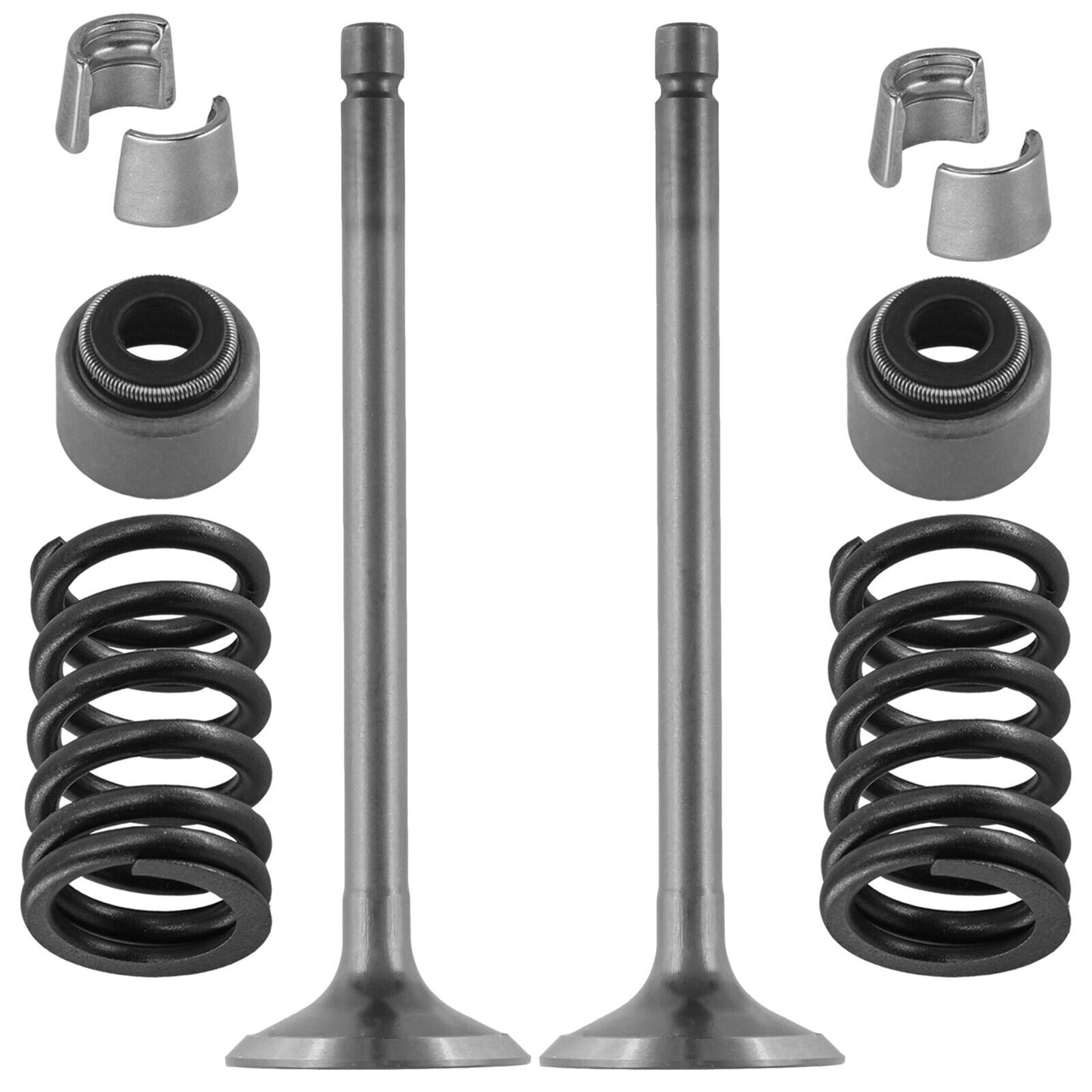 2x Exhaust Valve Kit for Yamaha 28P-12121-00-00 5VK-12113-00-00 5H0-12119-00-00