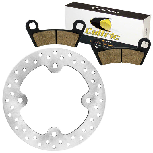 Front Brake Disc Rotor And Pads for Polaris RZR S 800 EFI 2009 2010 2011-2014