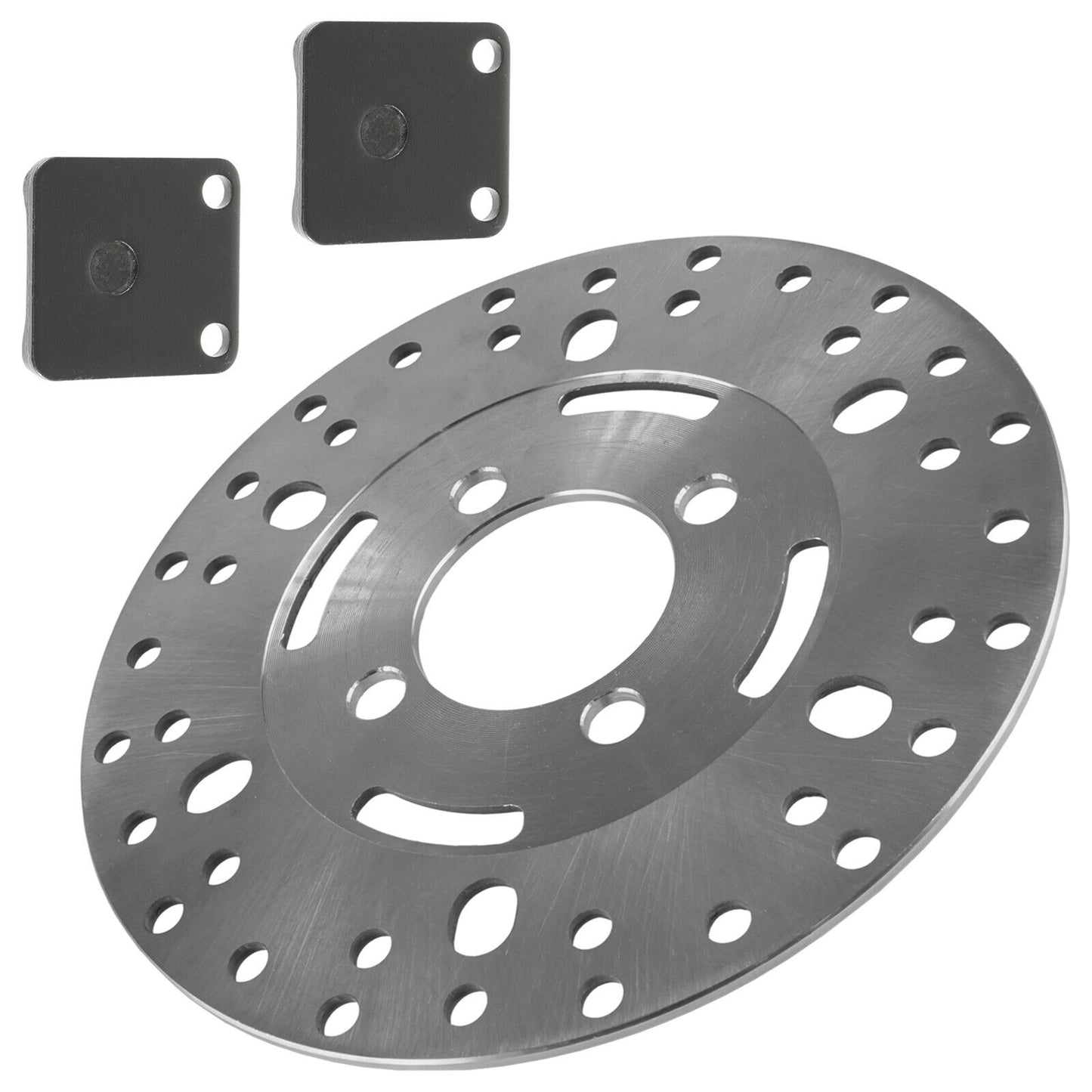 Front Left/Right Brake Disc with Brake Pads for Yamaha Big Bear 350 2x4 4x4 1999