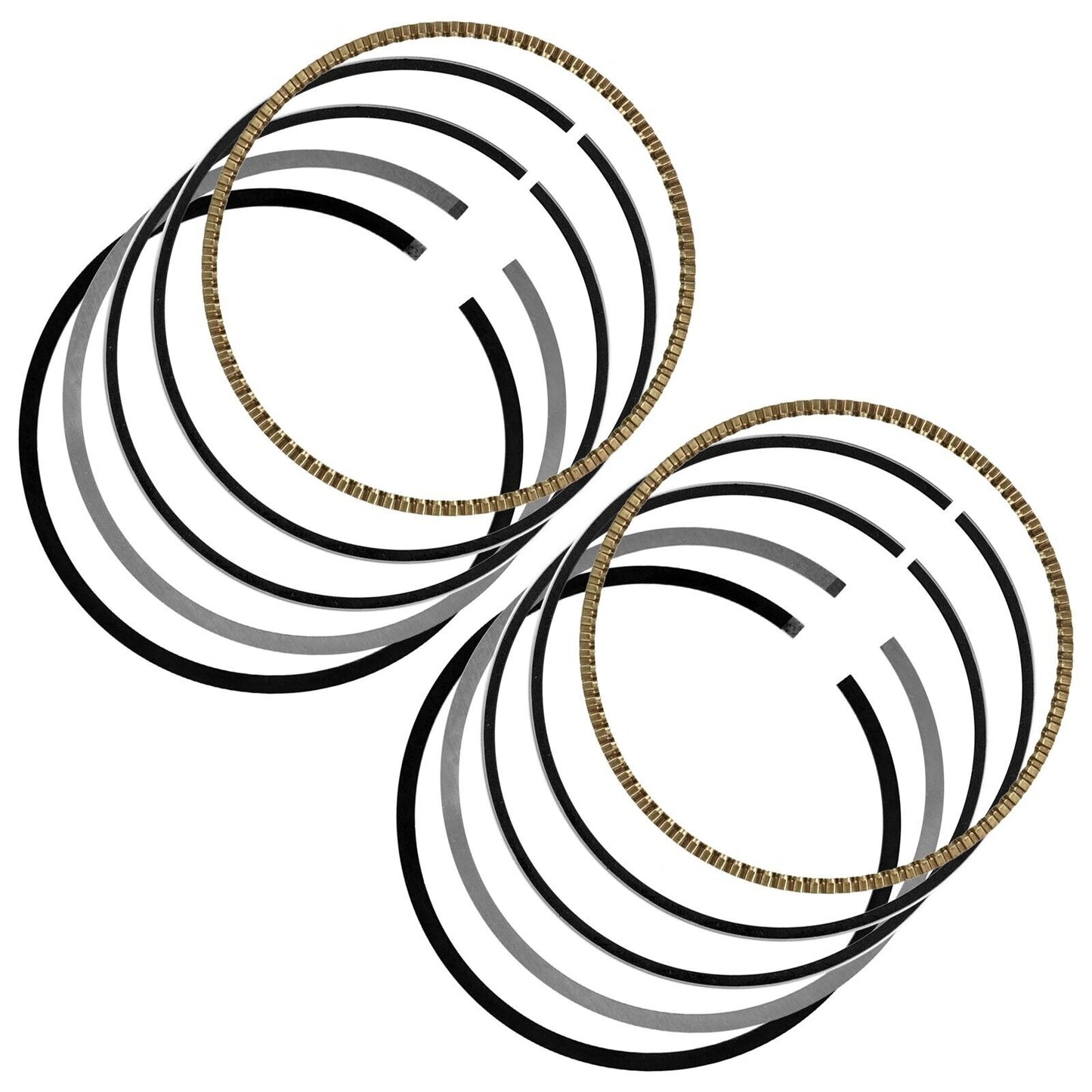 Caltric Piston Rings For Polaris Ranger Crew 900 All Options 2014-2015 SidexSide