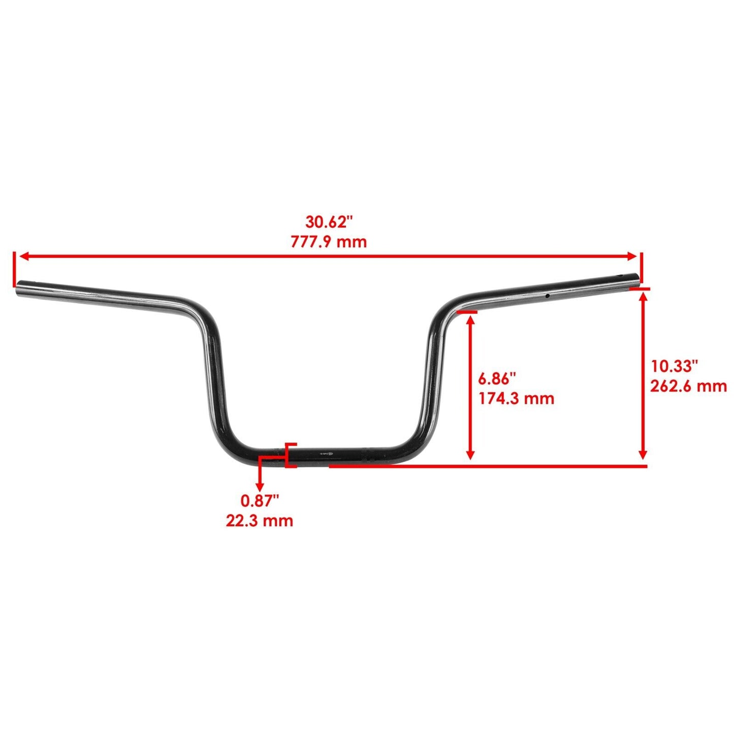 Caltric Handlebars For Honda Rancher 420 TRX420FM1 4x4 2014-2023 ATV