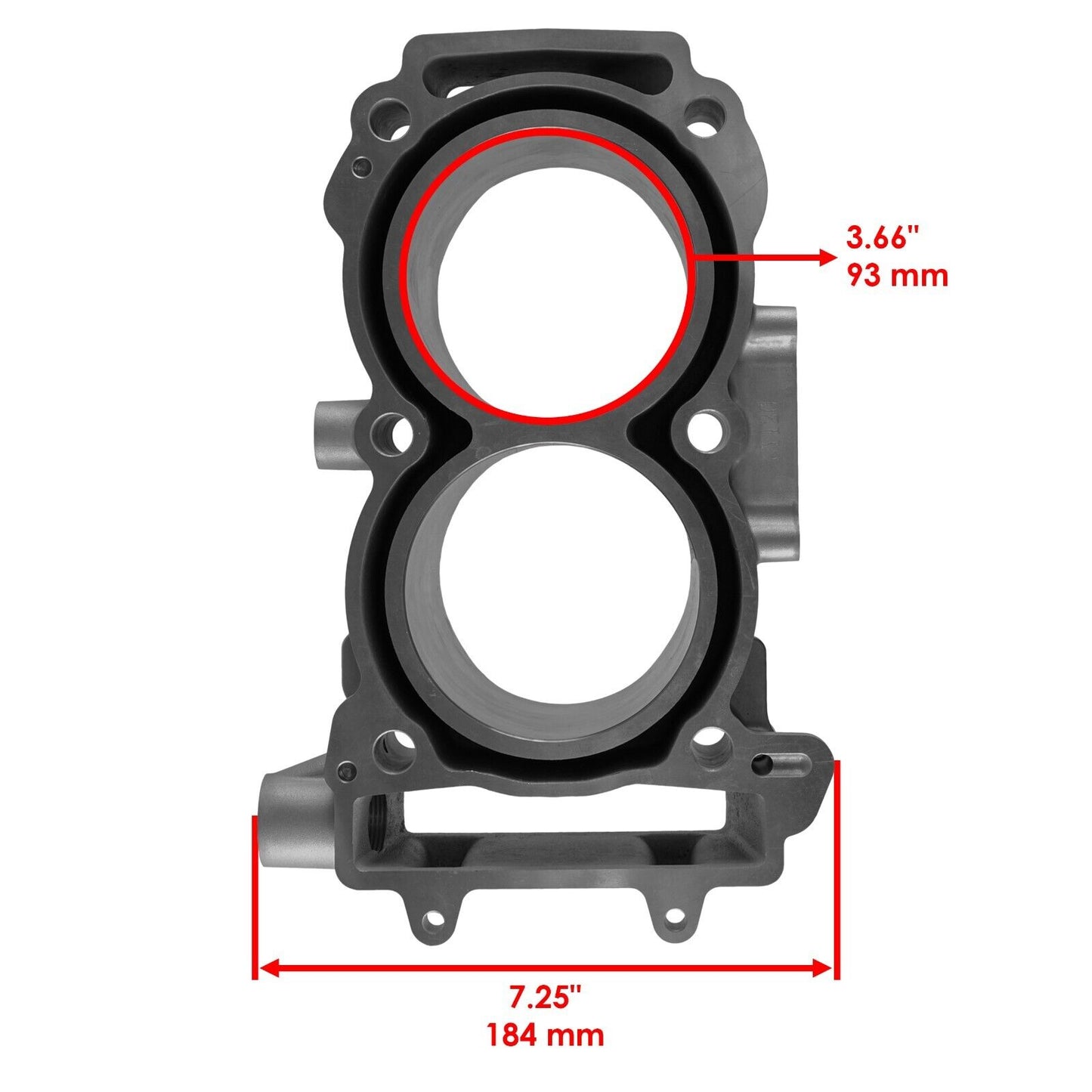 Caltric Cylinder For Polaris RZR XP 1000 2014-2018 93mm Bore NEW