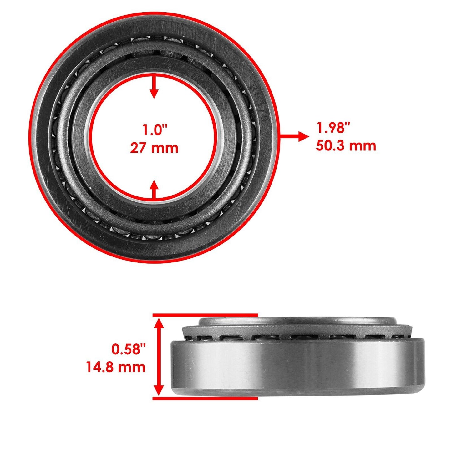 2 Front Wheel Strut Hub Bearing Seal for Polaris Sportsman 500 4X4 HO 2001-2003