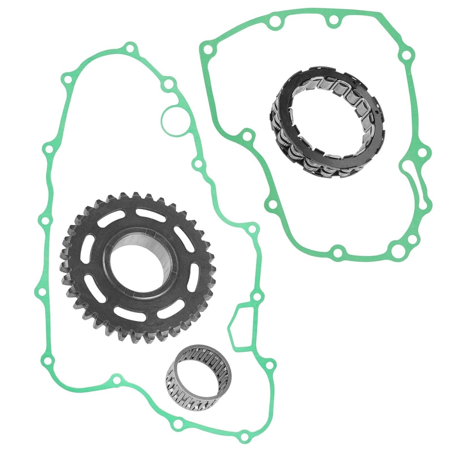 Starting Gear w/Starter Clutch & Gaskets For Honda TRX450ER 2006-2009 2012-2014