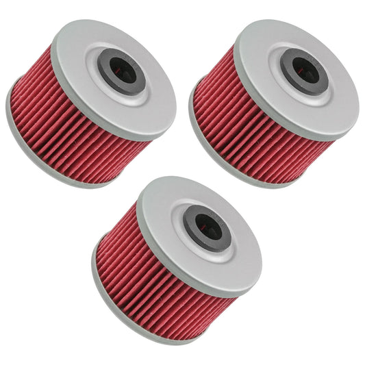 3 Pack Oil Filter for Honda 700 TRX700XX TRX-700Xx TRX 700Xx 2008 2009