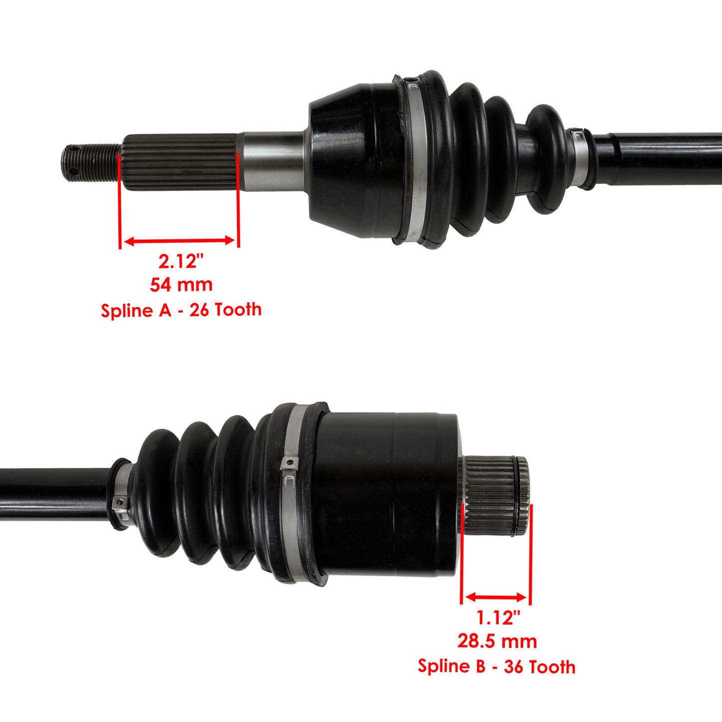 Rear Right And Left CV Joint Axles for Polaris Sportsman 500 4X4 HO EFI 2006-13