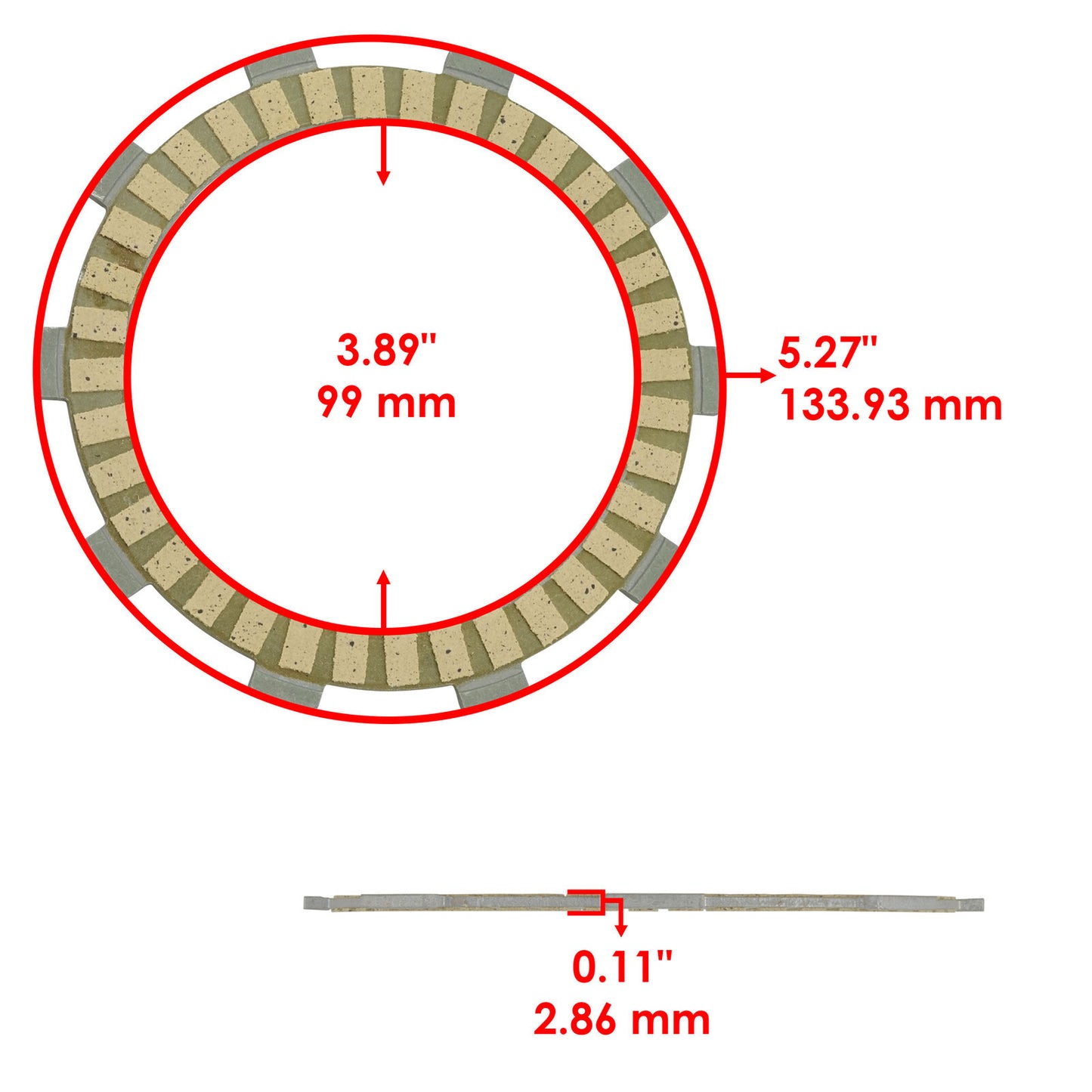 Clutch Friction Steel Plates Springs Gasket Kit for Yamaha TTR230 2005 - 2023