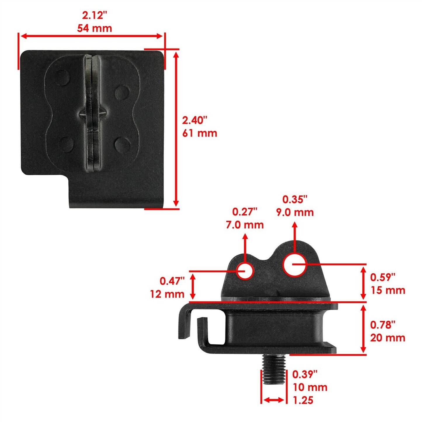 Front and Rear Engine Mount Rubber Dampers For Yamaha Grizzly YFM660 2002-2008