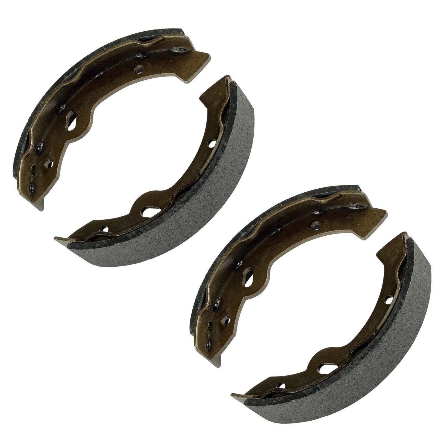 2 Set of Caltric Brake Shoes For EZGO TXT / EZGO RXV 1997-Up Golf Cart 27945-G01