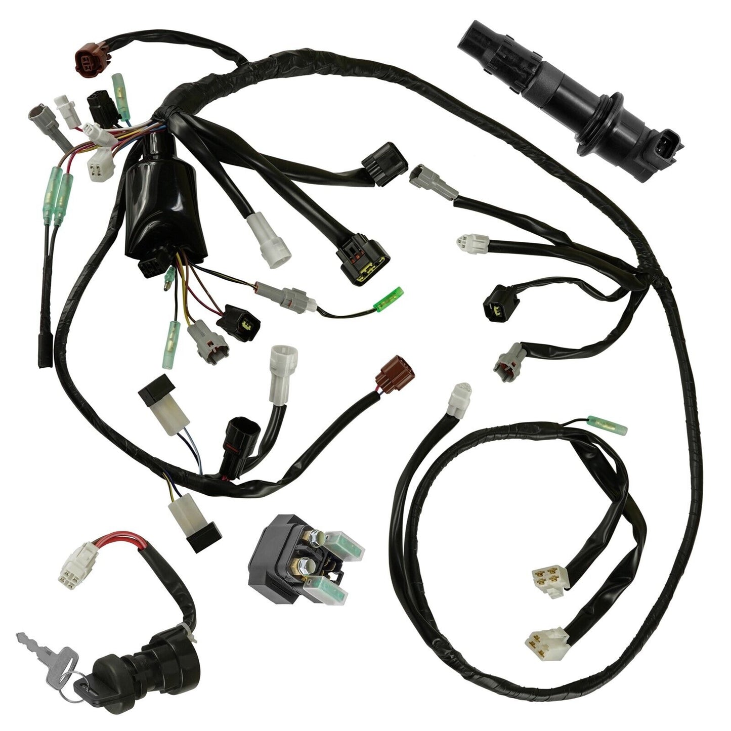 Wiring Harness Switch Key Coil Starter Relay for Yamaha YFZ450 Se Le 2004 2005