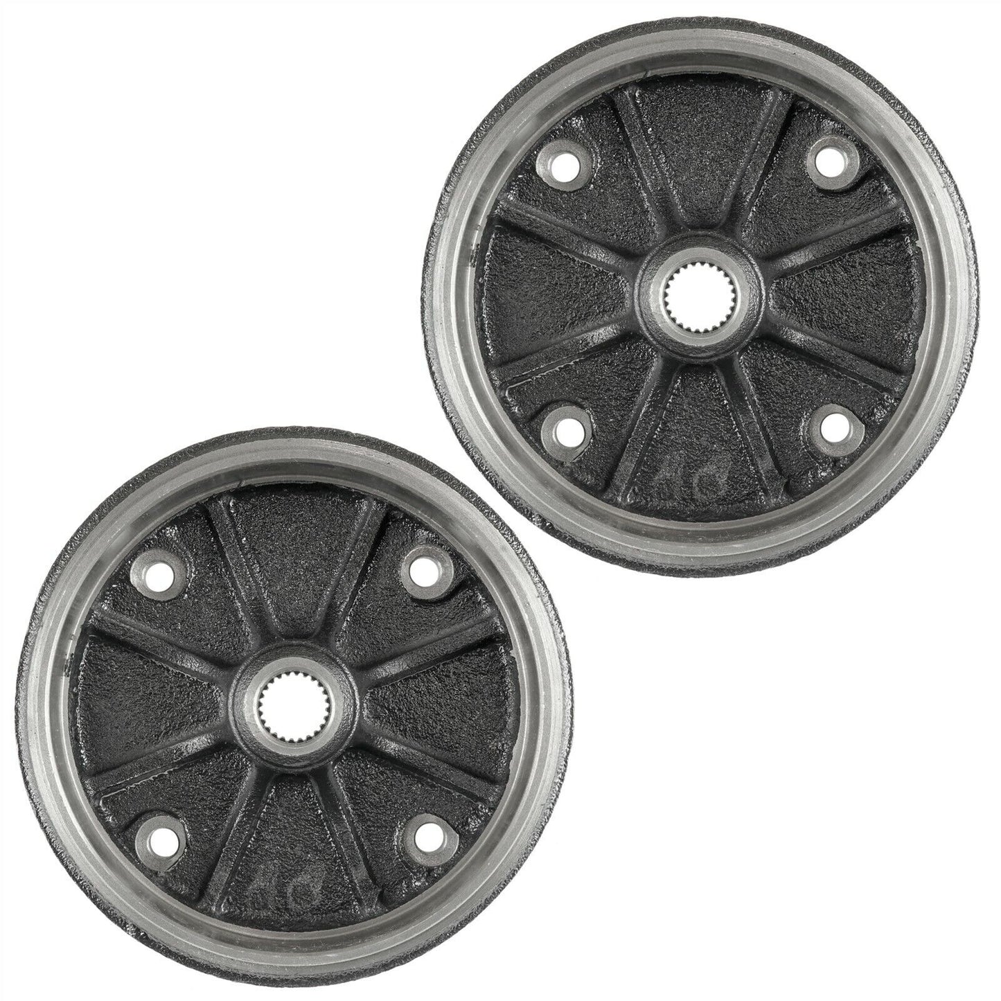 Rear Left and Right Brake Drum fits Kawasaki Mule 550 KAF300C 1997 1998 - 2004