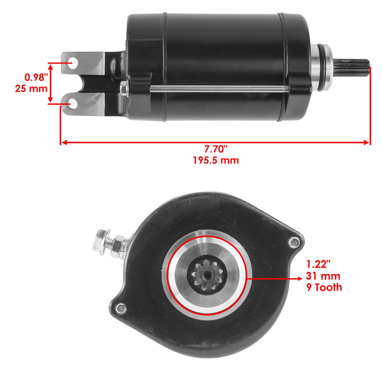 New Starter for Honda SXS700M2 SXS700M4 Pioneer 700 2014 2015 2016 2017-2019