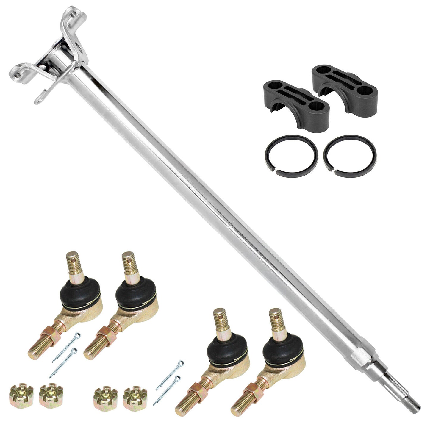 Steering Stem Shaft W/ Tie Rod End Kit for Yamaha YFZ450 2004 2005