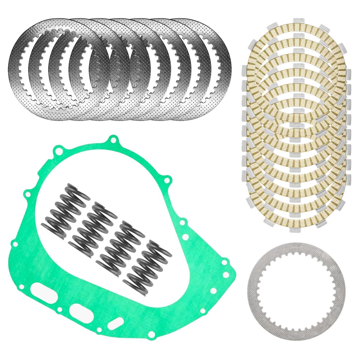 Clutch Friction Steel Plates Spring and Gasket Kit for Suzuki DR650SE 1996-2022