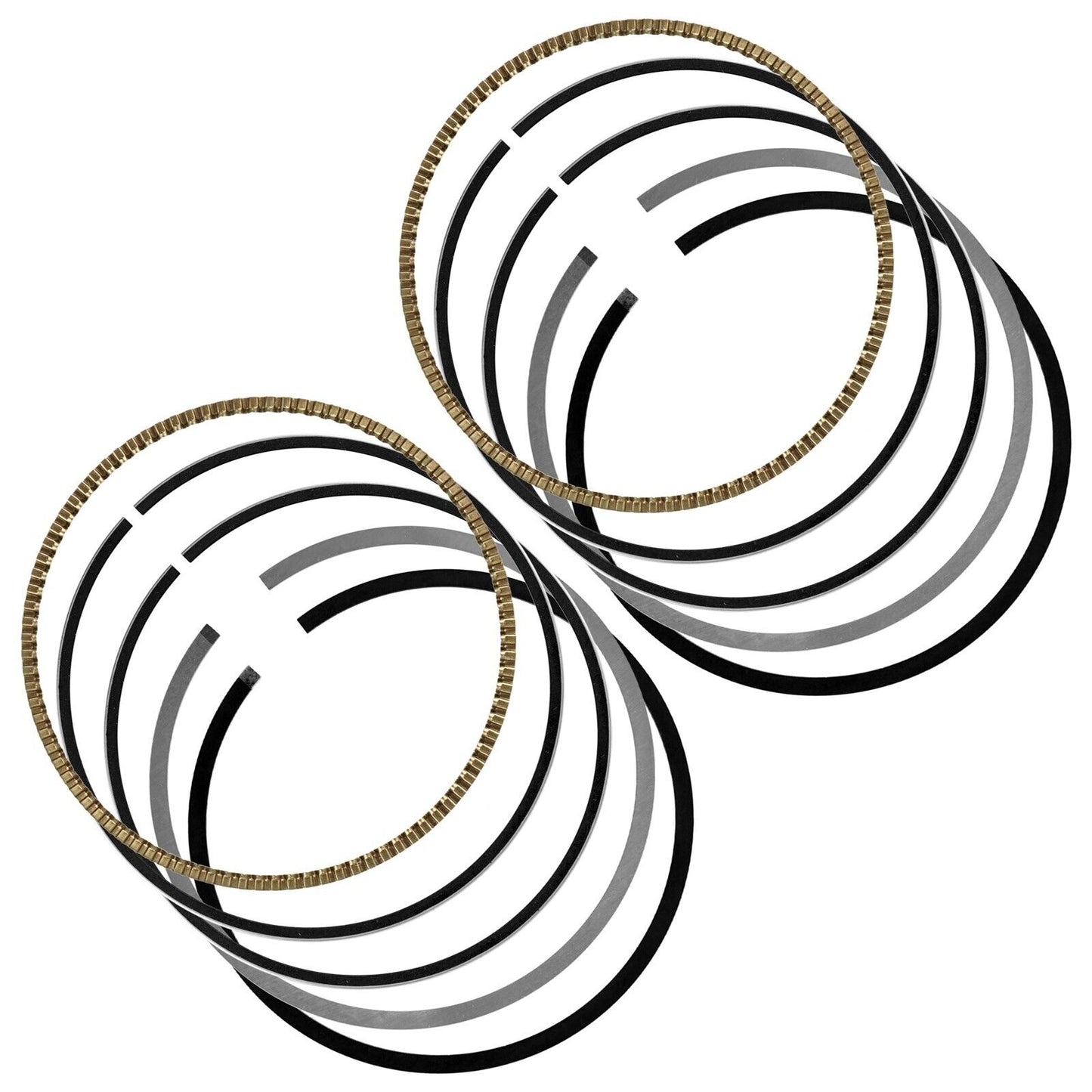 Caltric 2204949 2205245 Piston Rings For Polaris SidexSide 2013-2021