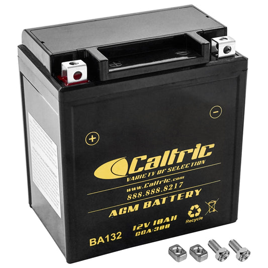 Caltric AGM Battery for Kawasaki Bayou 220 KLF220A 1988-1991