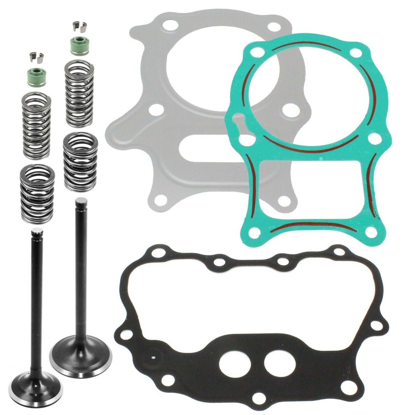 Cylinder Head Valve Gasket Kit for Honda TRX250TE Recon 250 2X4 Es 2002-2018