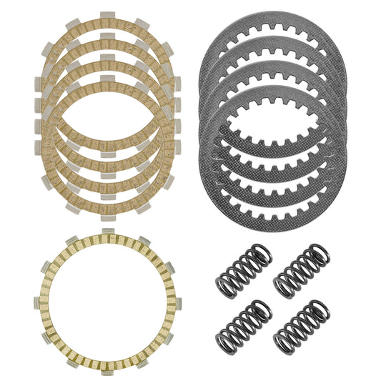 Clutch Friction Steel Plates and Springs Kit for Suzuki TU250 TU250X 2009 - 2019