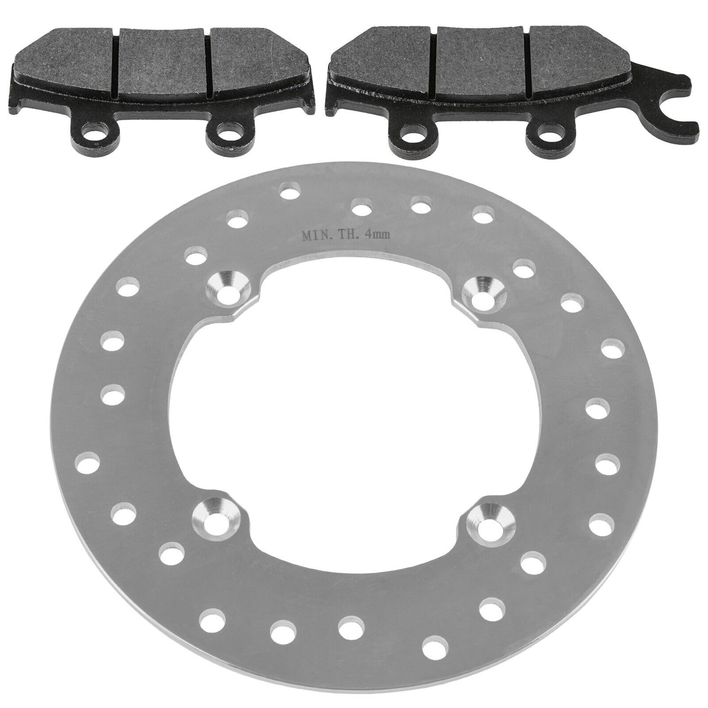 Front/R Brake Disc with Brake Pads for Can-Am Commander 1000R/Max 800R 2018-2020