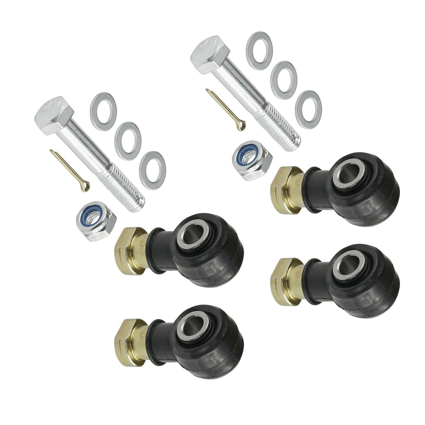 2 Sets of Tie Rod End Kit for Polaris Sportsman 700 2002 2003 2004 05 06 07 08