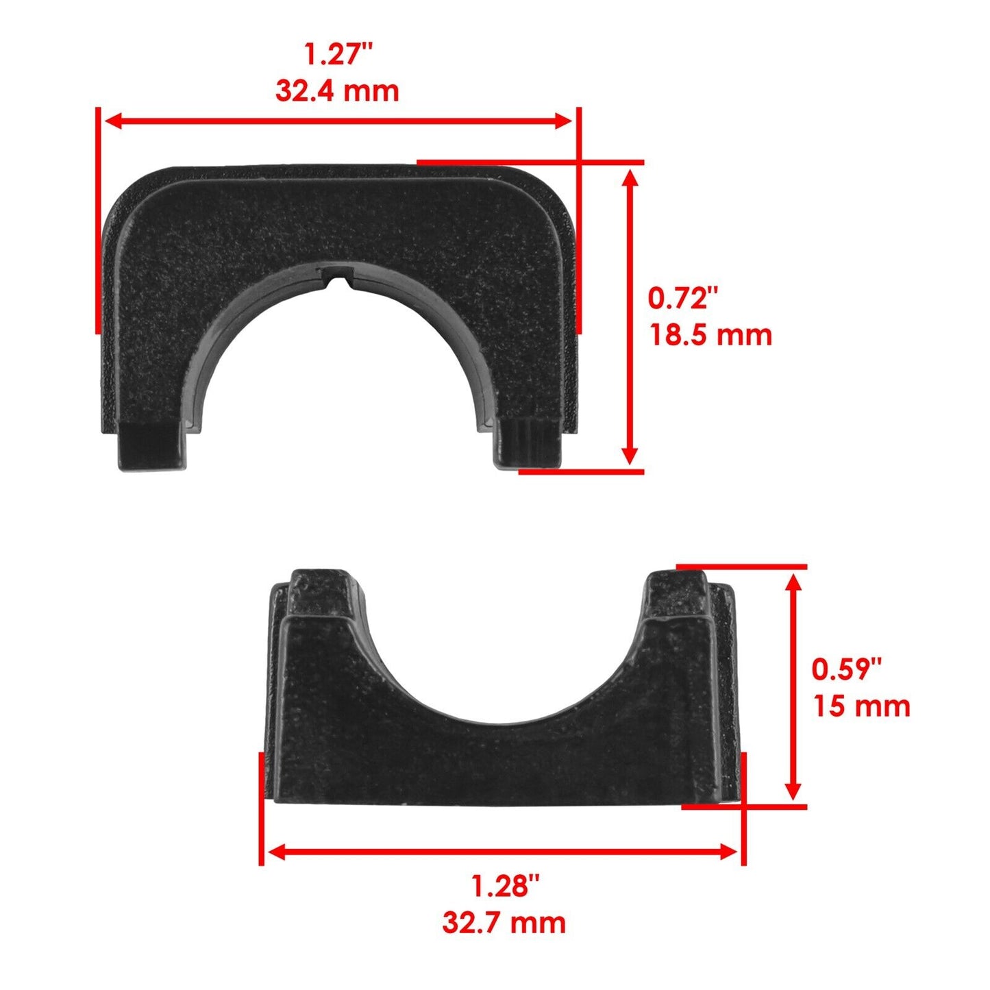 2x Front Upper Lower Stabilizer Bar Bushing For Polaris Ranger RZR 800 2012-2014