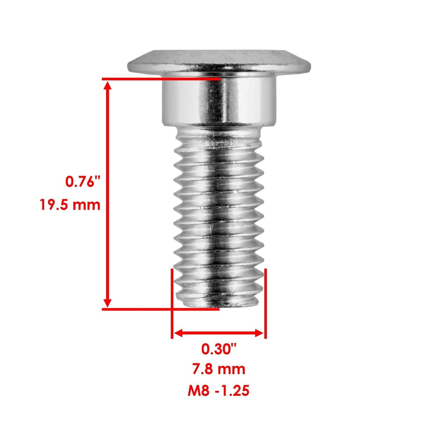 12 Front or Rear Wheel Disc Stud Screw Bolt For Yamaha Rhino 700 YXR700 F 08-13