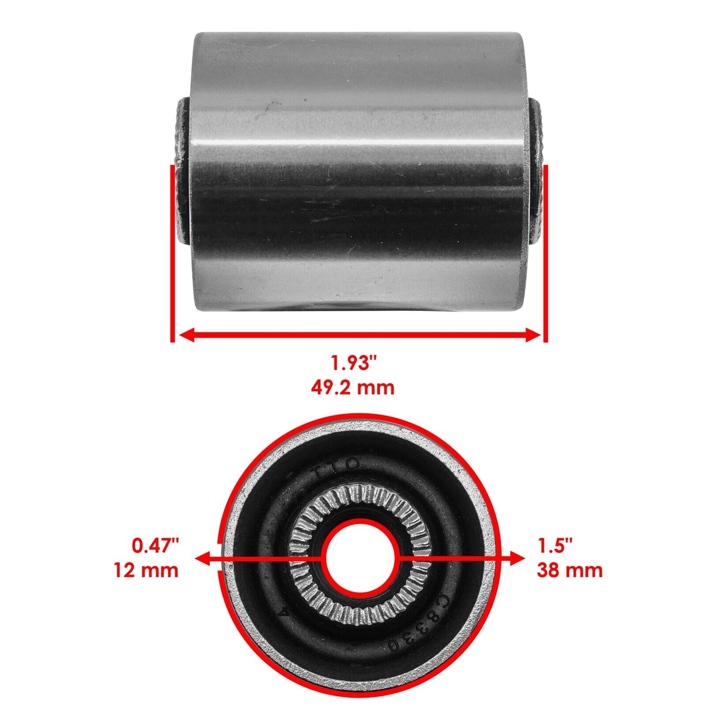 Caltric Swing Arm Bushing For Honda Foreman 500 TRX500 TRX520 4x4 2014-2023