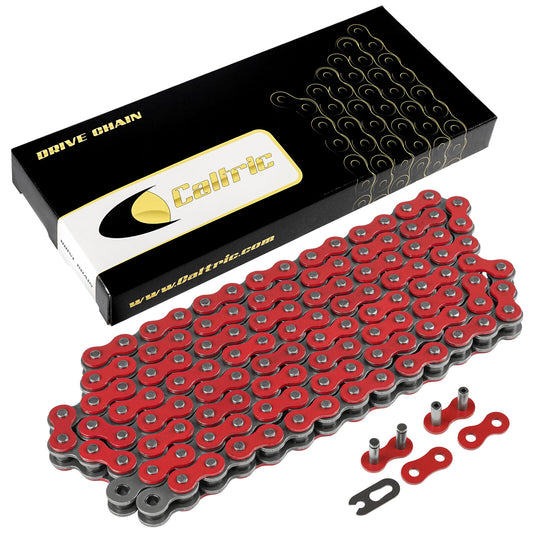 Caltric Red Drive Chain for Honda XR600R 1985 1986 1987 1988 1989 1990-2000