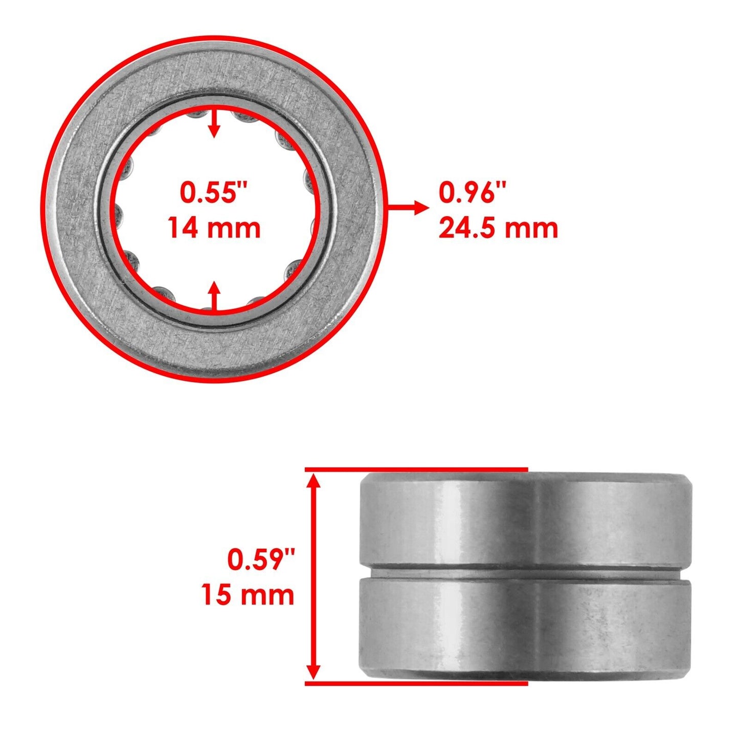 R Differential Bearing & Seal Kit For Honda FourTrax Foreman 400 TRX400FW 95-96