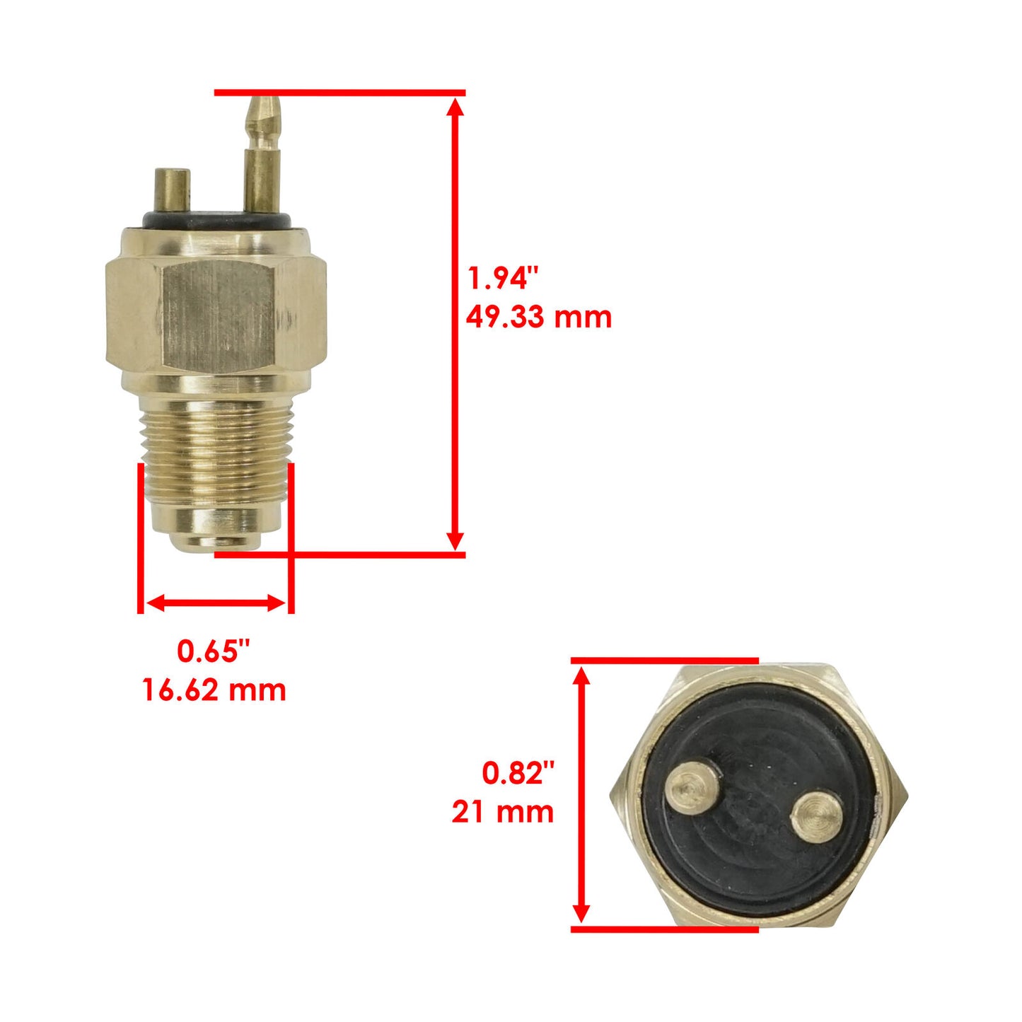 Fan Heat Sensor Switch For Polaris Scrambler 400 2X4 2000-2002