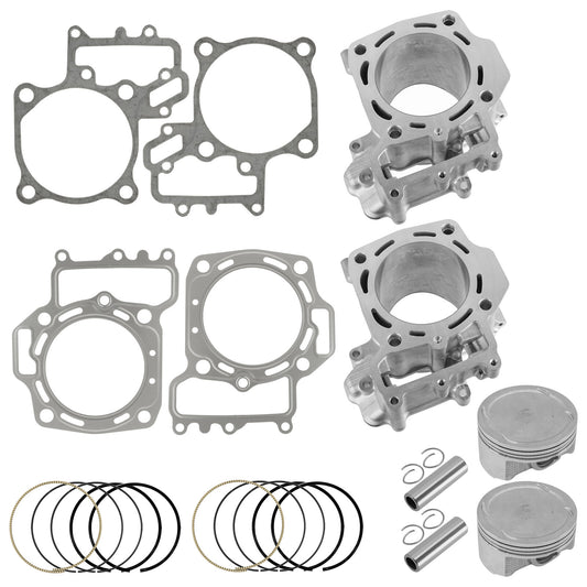 Rear & Front Cylinder Gasket Piston Kit For Kawasaki Teryx 800 14-23/4 800 14-24