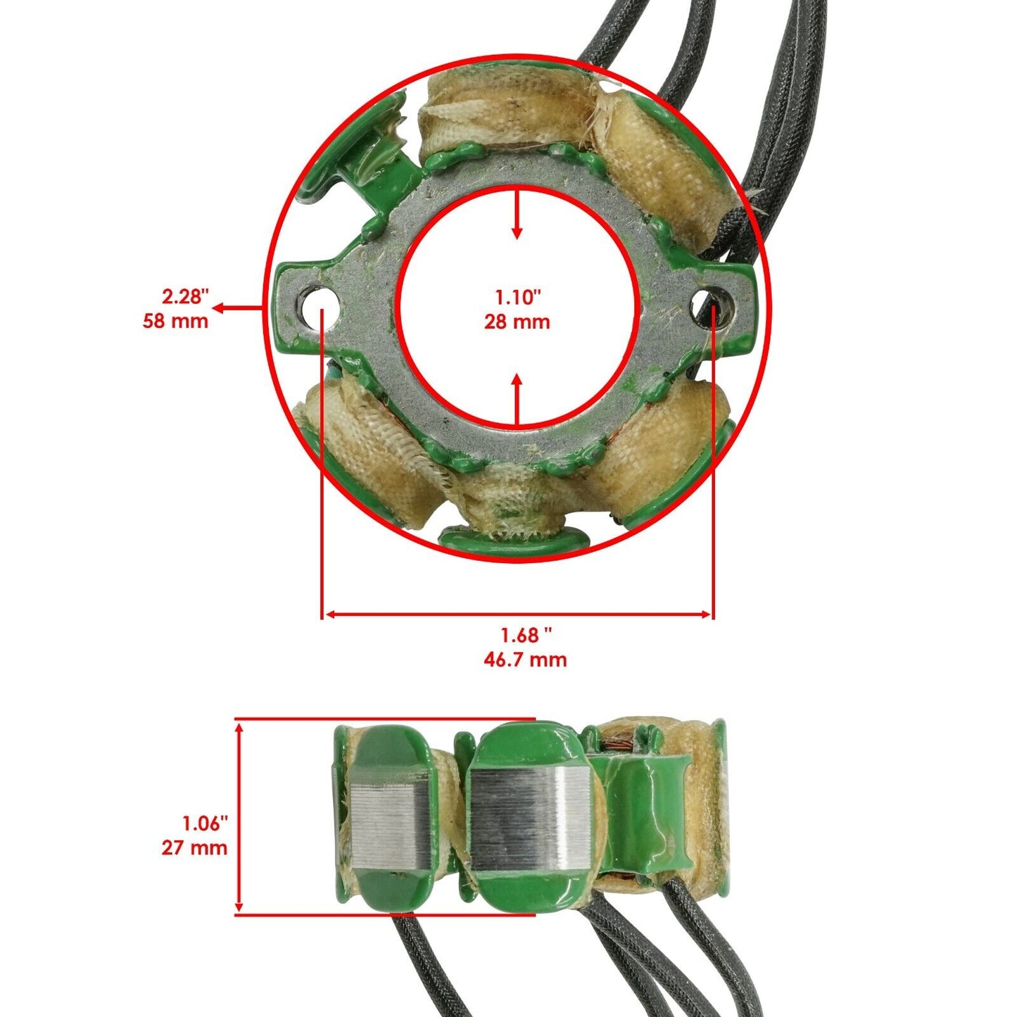 Stator And Gasket for Suzuki RM125 1998 1999 2000