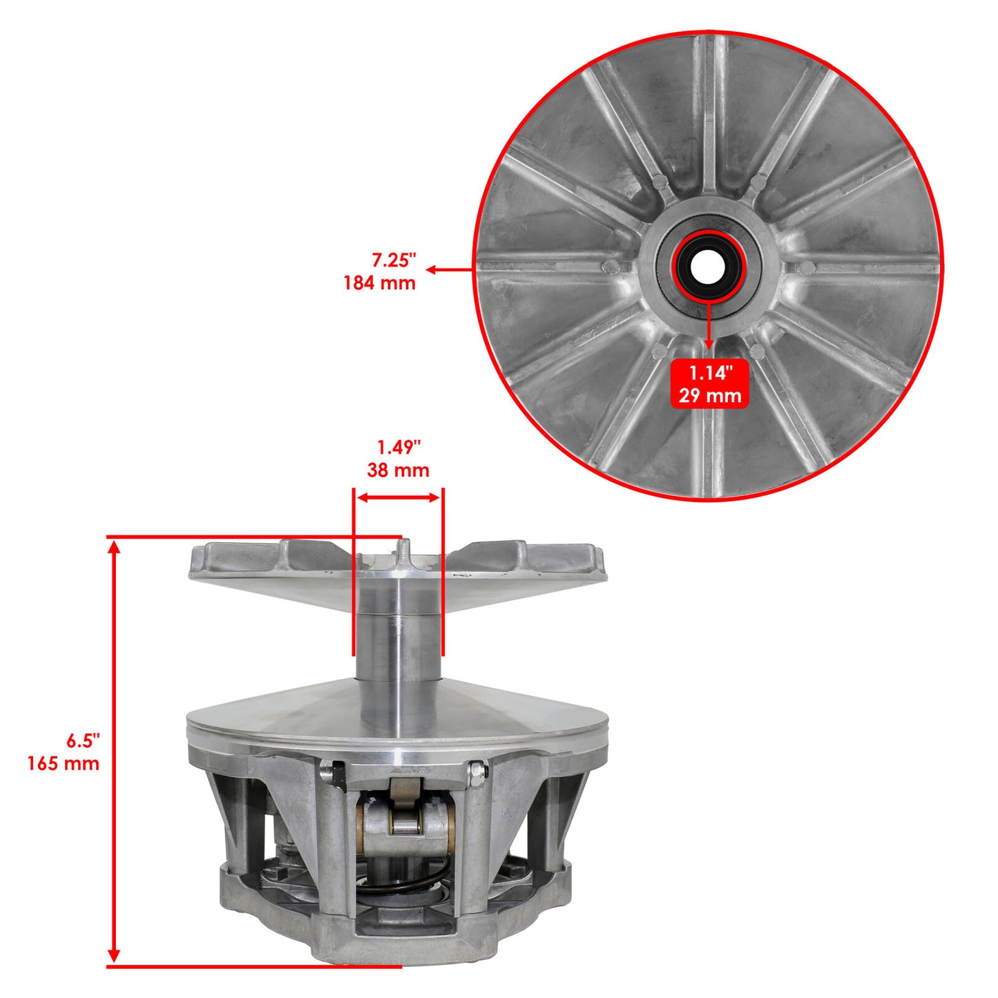 Primary Drive Clutch Assembly w/ Tool for Polaris Ranger 500 4X4 2X4 6X6 2004-10