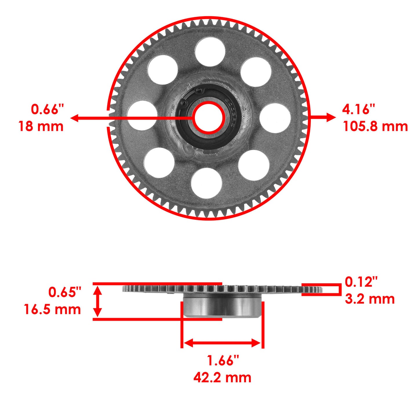 Starter Clutch And Idler Gear Sprag for Polaris 0454642 0454961