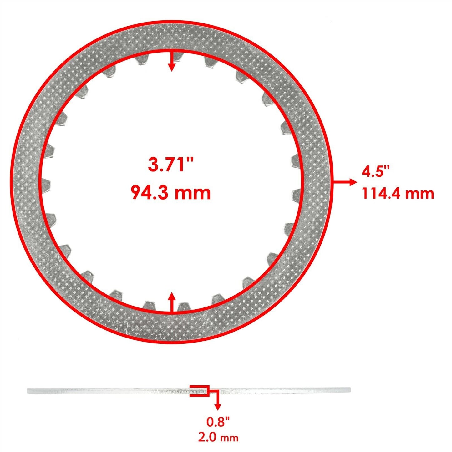 Clutch Friction Steel Plates Gasket fits Yamaha YZ85 2002 2003 2004 2005 - 2021