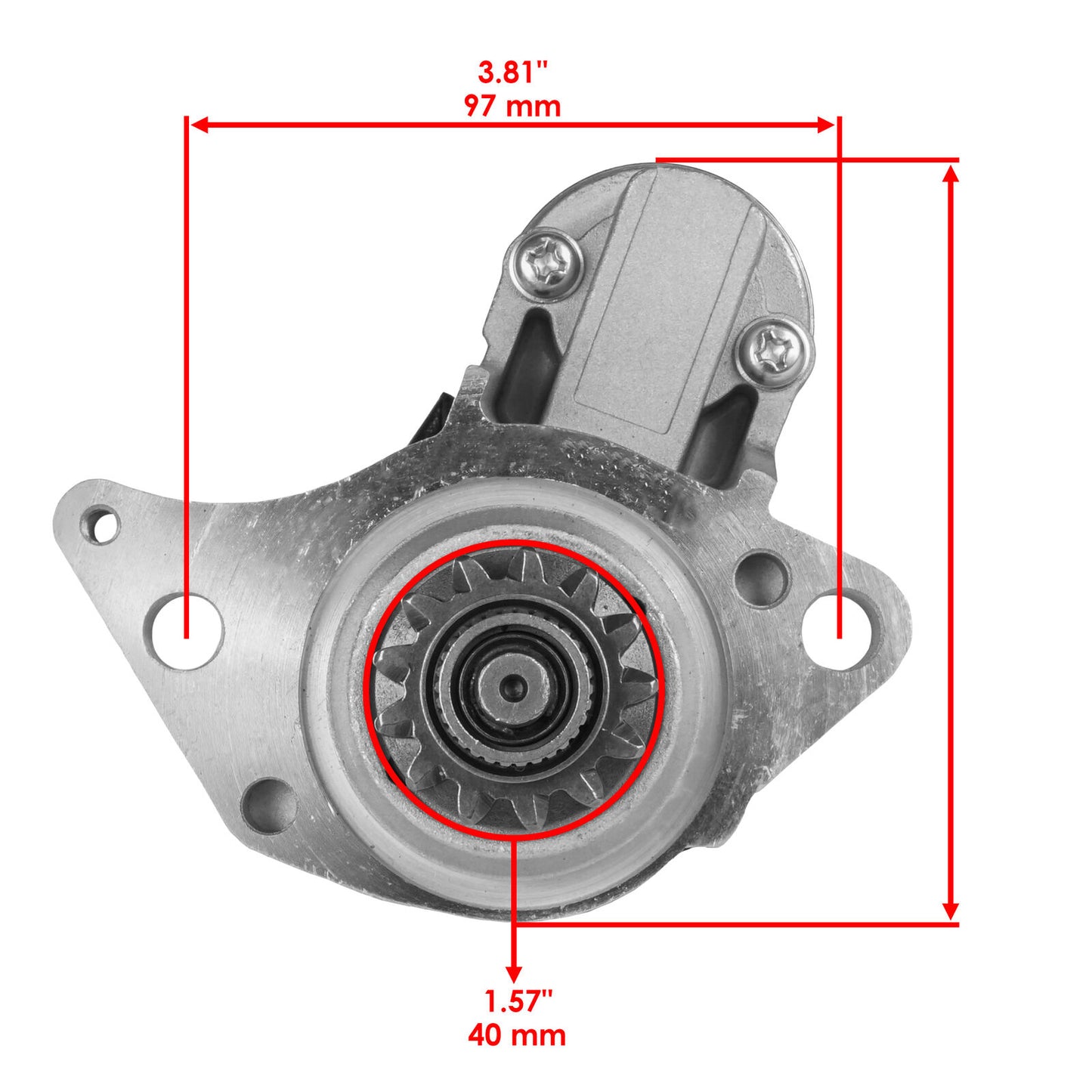 Starter for Honda Outboard Bf75 Bf90 Bf115 Bf130 New 1997 1998 1999 2000-2006