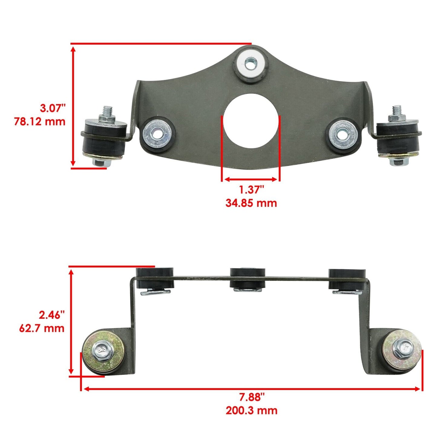 Caltric 5LP-84702-30-00 5LP847023000 Rear Tail Light Bracket Assembly For Yamaha