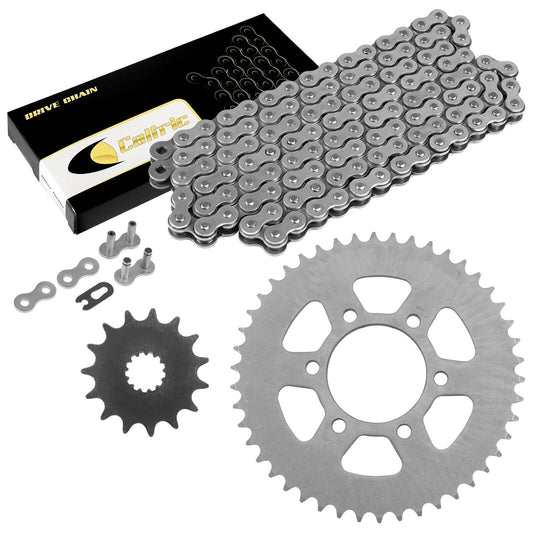 Drive Chain & Sprockets Kit for Kawasaki ER-6F ER-6N EX650 2006-2022