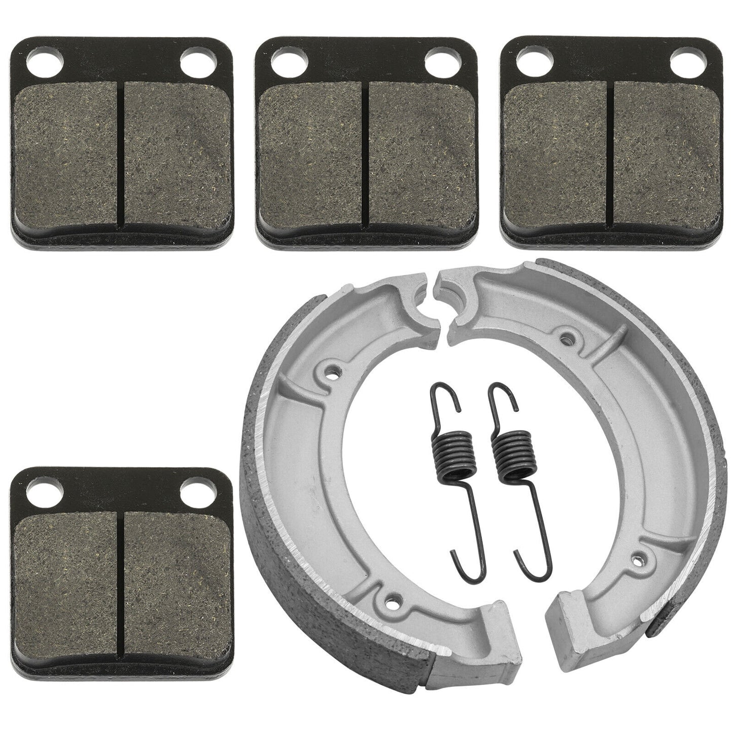 for Yamaha Kodiak 400 YFM400 YFM400FW 93-99 Front Brake Pads & Rear Brake Shoes