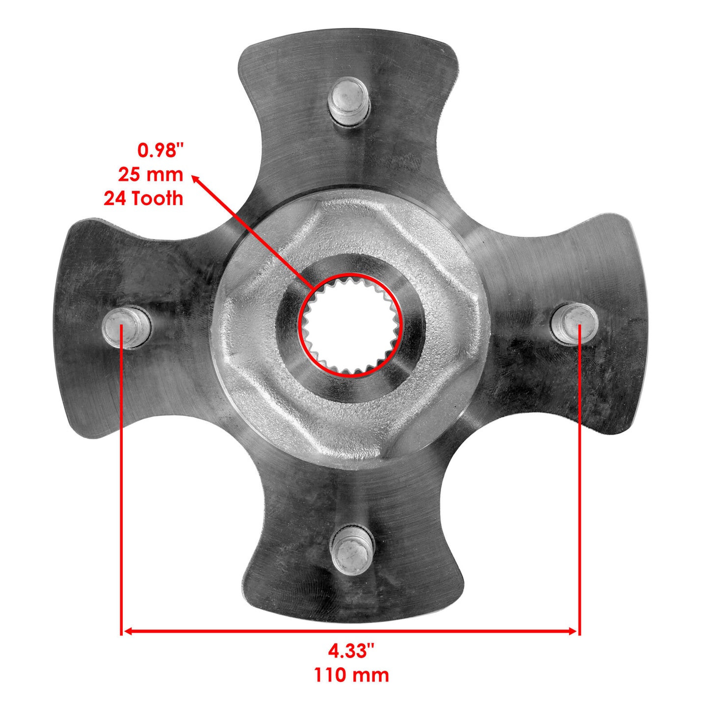 Rear Wheel Hub for Honda Foreman Rubicon 500 TRX500FM7 2015-2016 / 42610-HP7-A00