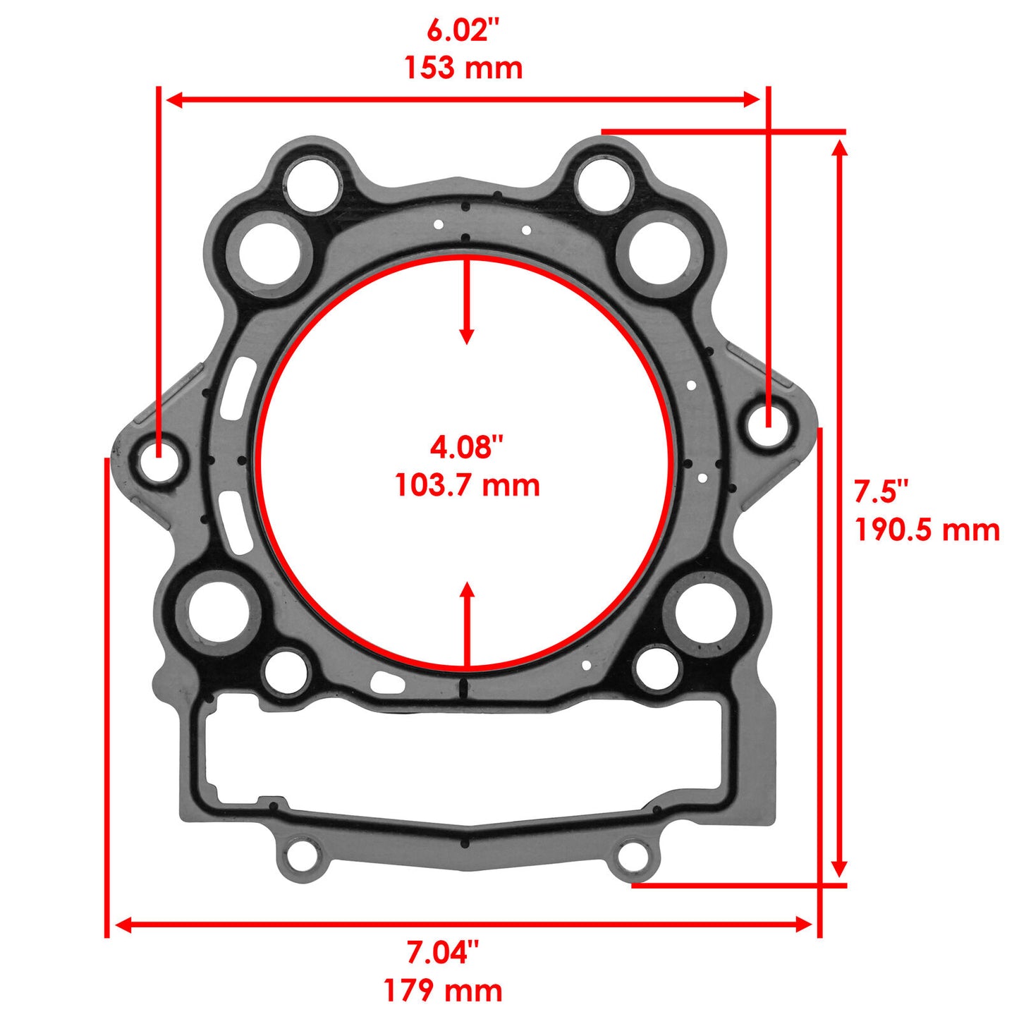 Cylinder Gaskets For Yamaha Raptor 700 YFM700 06-23 / Raptor 700R YFM700R 11-23