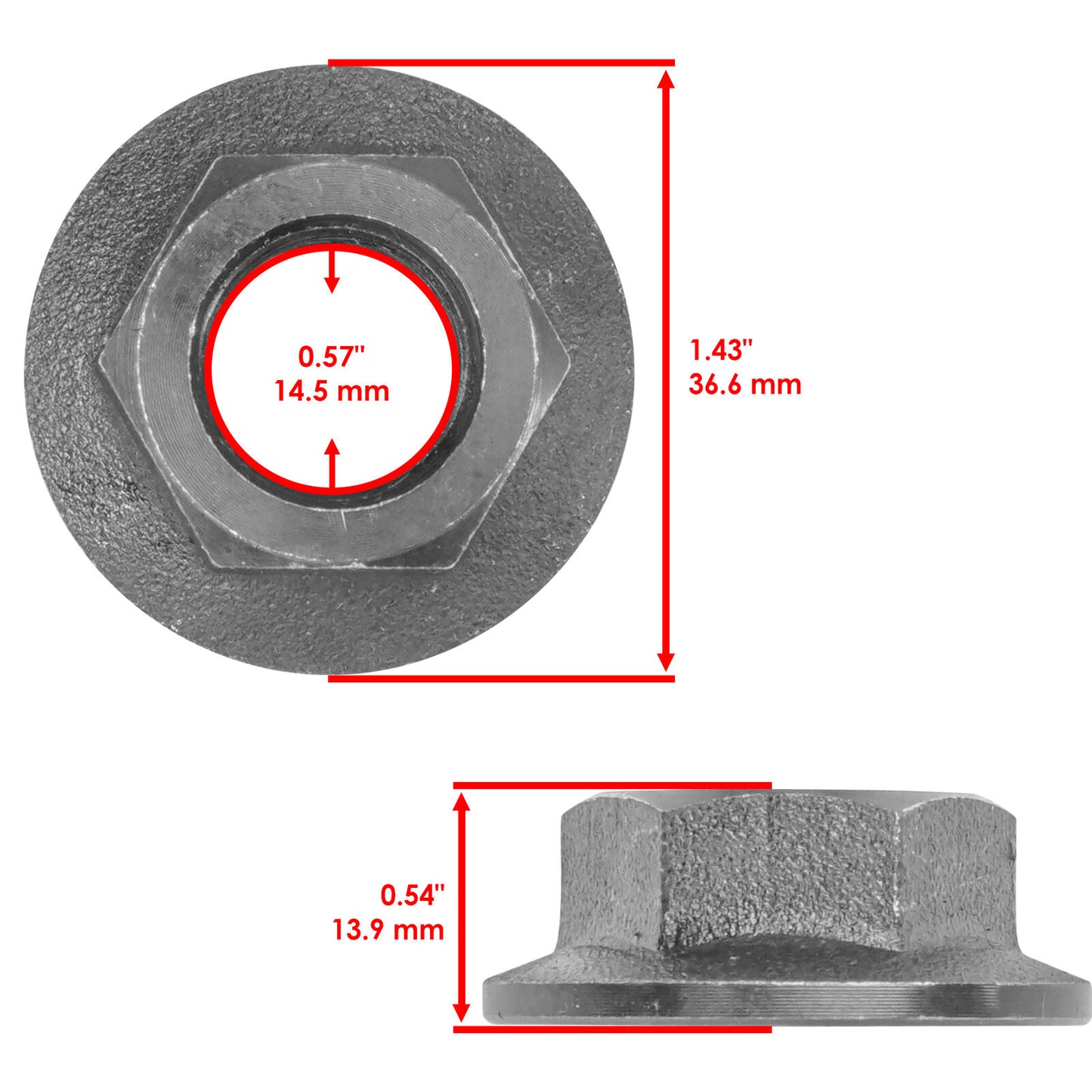 Caltric Deck Blades w/Nuts for MTD Cub Cadet RZT-54 LGT1054 SLT1554 54" Deck