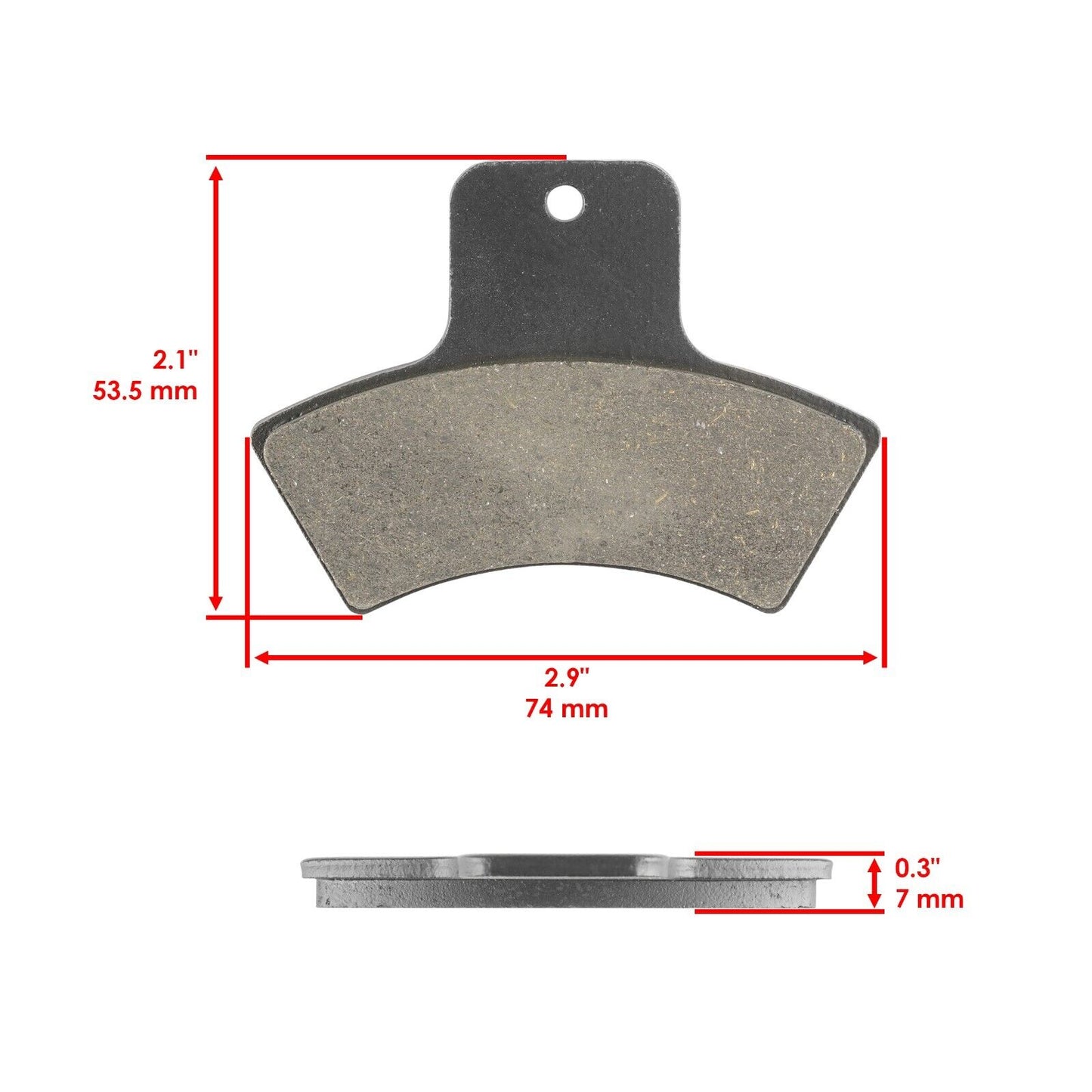 Rear Brake Disc With Pads For Polaris Sportsman 500 4X4 2000